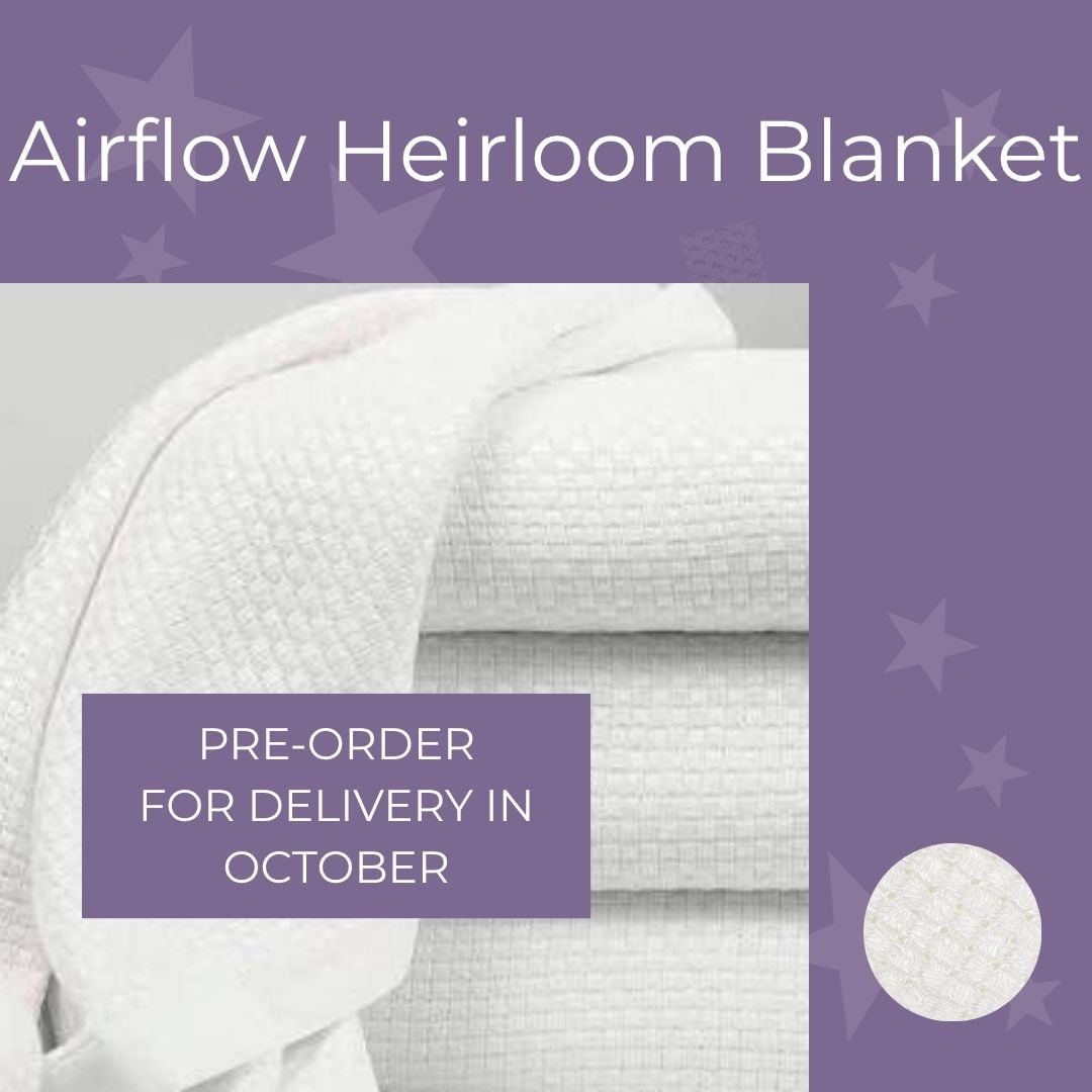 Airflow Heirloom Blanket | Pure White | Limited Release (only 5 left)