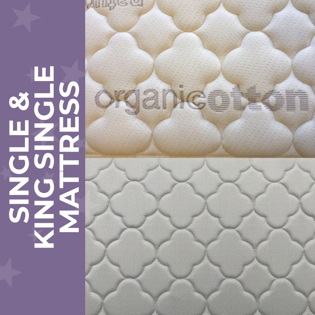 Big Bed Single & King Single Mattresses (Organic or Mocha cover)*