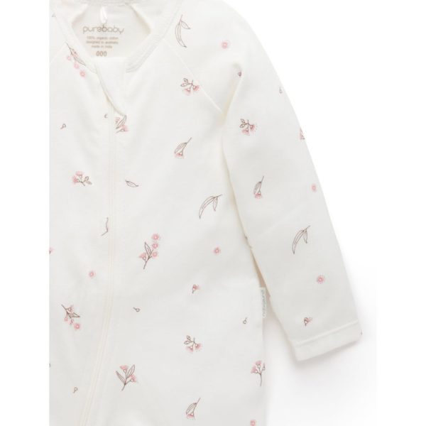 Purebaby Zip Babygro 2 pack - Image 17