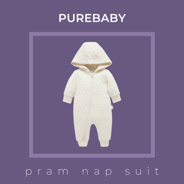 Purebaby Quilted Pram Nap Suit