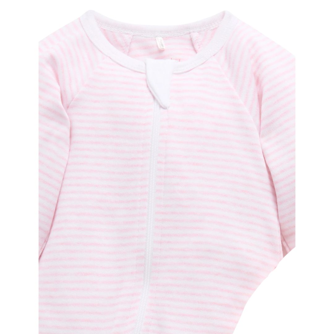 Purebaby Zip Babygro 2 pack - Image 24